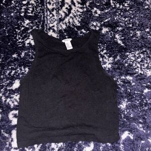 Forever 21 Black Crop Top